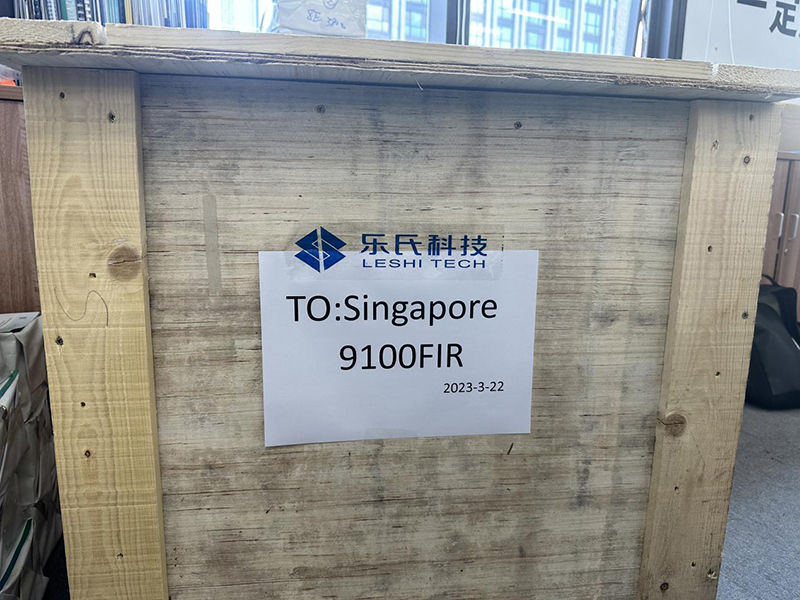 9100FIR will be shipped to Singapore
