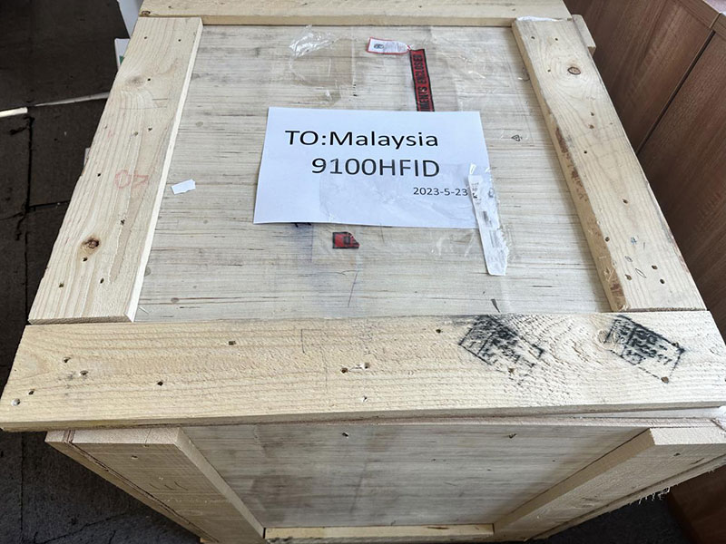 9100HFID has been packaged and will be delivered to Malaysia